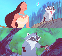 Pocahontas and Meeko