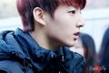 140321 Jungkook otw to Music Bank (Cr: Romantic Page) - bts photo