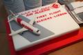 A cake with a plane - random photo
