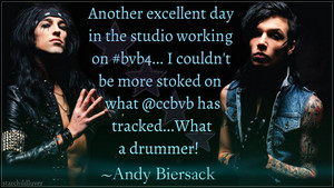 Andy Biersack and Christian Coma