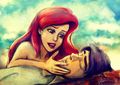 Ariel and Eric - disney fan art