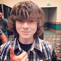 Chandler last weekend at the Comic Con FanX in Chicago - chandler-riggs photo