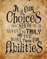 Choices and Abilities - harry-potter photo