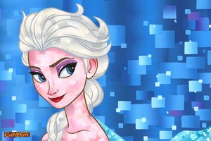  Disney Fine Art - Ice Queen par Trevor Carlton