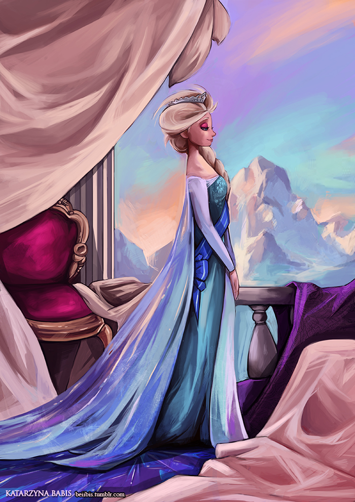 Elsa - Elsa the Snow Queen Fan Art (37079555) - Fanpop