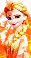Fire queen Elsa - disney-princess fan art