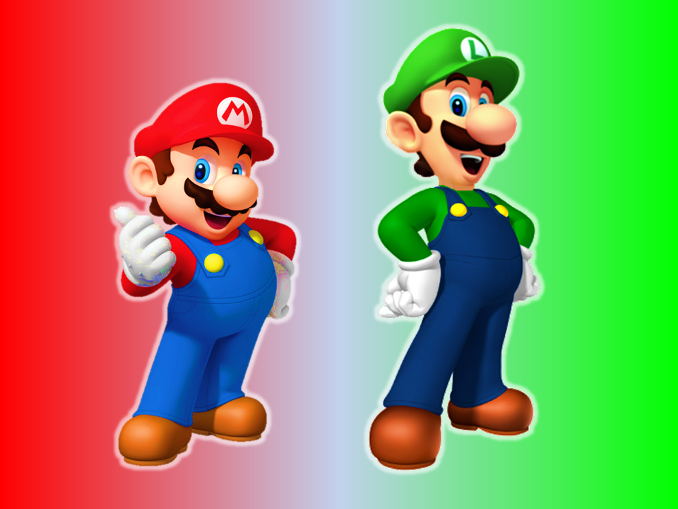 super mario bros Wallpaper: Mario and Luigi.