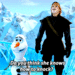 Olaf whispering to Kristoff - frozen icon