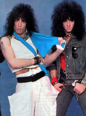  Paul Stanely and Eric Carr