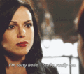 Regina's apology to Belle - once-upon-a-time fan art