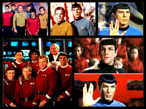  étoile, star Trek collage