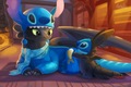 Stitch and Toothless - random photo