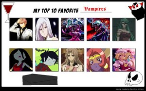  top, boven 10 Vampires Meme