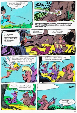  Walt 디즈니 Movie Comics - Peter Pan (Danish Version)