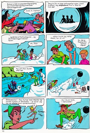  Walt 迪士尼 Movie Comics - Peter Pan (Danish Version)