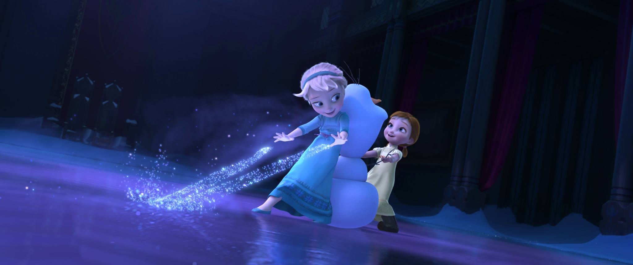 Photo of Young Anna and Elsa for fans of Disney Princess. 