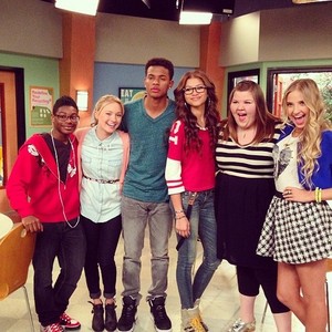  Zendaya and the cast of “K.C. Undercover” shooting the pilot episode