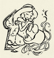 princess jasmine - aladdin fan art