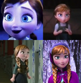 Anna growing up - frozen fan art