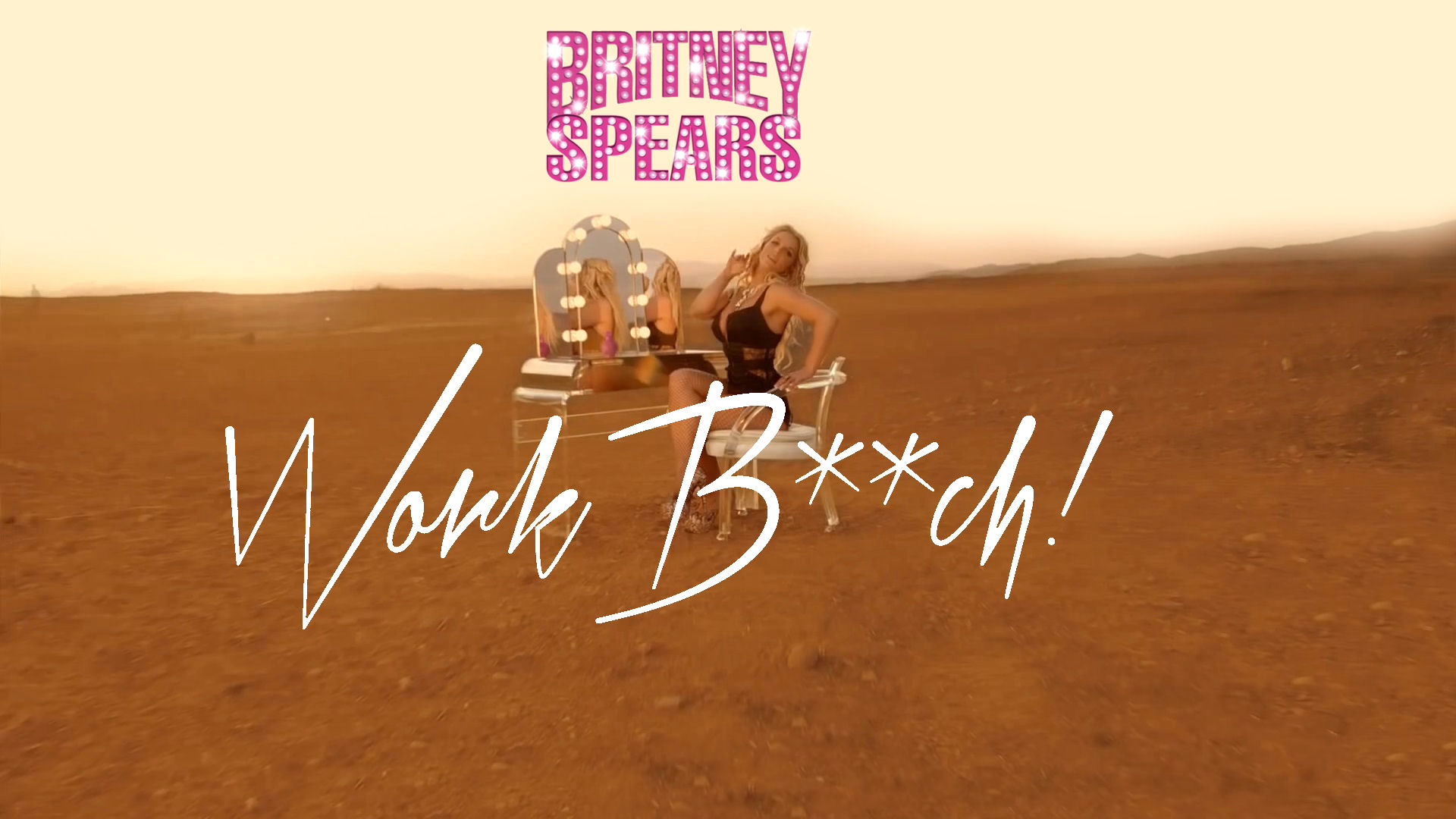 Britney Spears Work B**ch ! Censored  Britney Spears Wallpaper 37179149  Fanpop