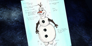  디즈니 On Ice - Olaf Character Concept Art
