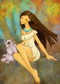 Disney Princess, "Pocahontas" - disney fan art