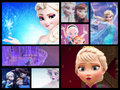 Elsa Collage  - frozen fan art