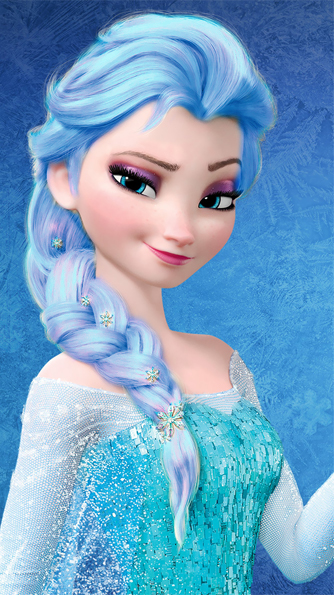 Elsa - Light Blue Hair Color - Frozen Photo (37178045) - Fanpop