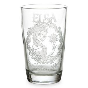  Elsa ジュース glass from ディズニー Store