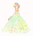 Flower Dress  - frozen fan art