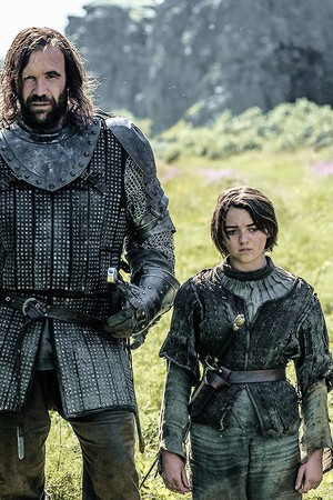  Sandor Clegane & Arya Stark