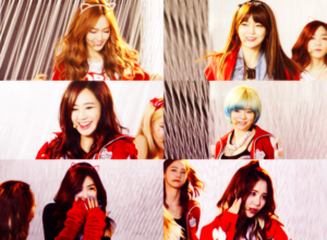 Jessica, SooYoung, Yuri, Sunny, Tiffany, Seohyun