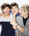 Louis, Liam and Niall            - one-direction photo