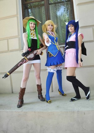  Lucy, Bisca, Wendy Cosplay