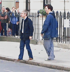  Martin Freeman and Benedict Cumberbatch