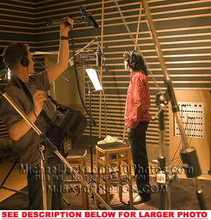 Michael In The Recording Studio