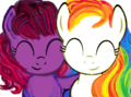Moondust and RainbowWing - my-little-pony-friendship-is-magic fan art
