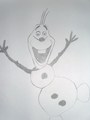 Olaf the snowman - frozen fan art