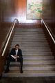 Sitting On The Stairs - barack-obama photo