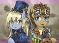 SteamPunk Derpy And Dr. - my-little-pony-friendship-is-magic photo