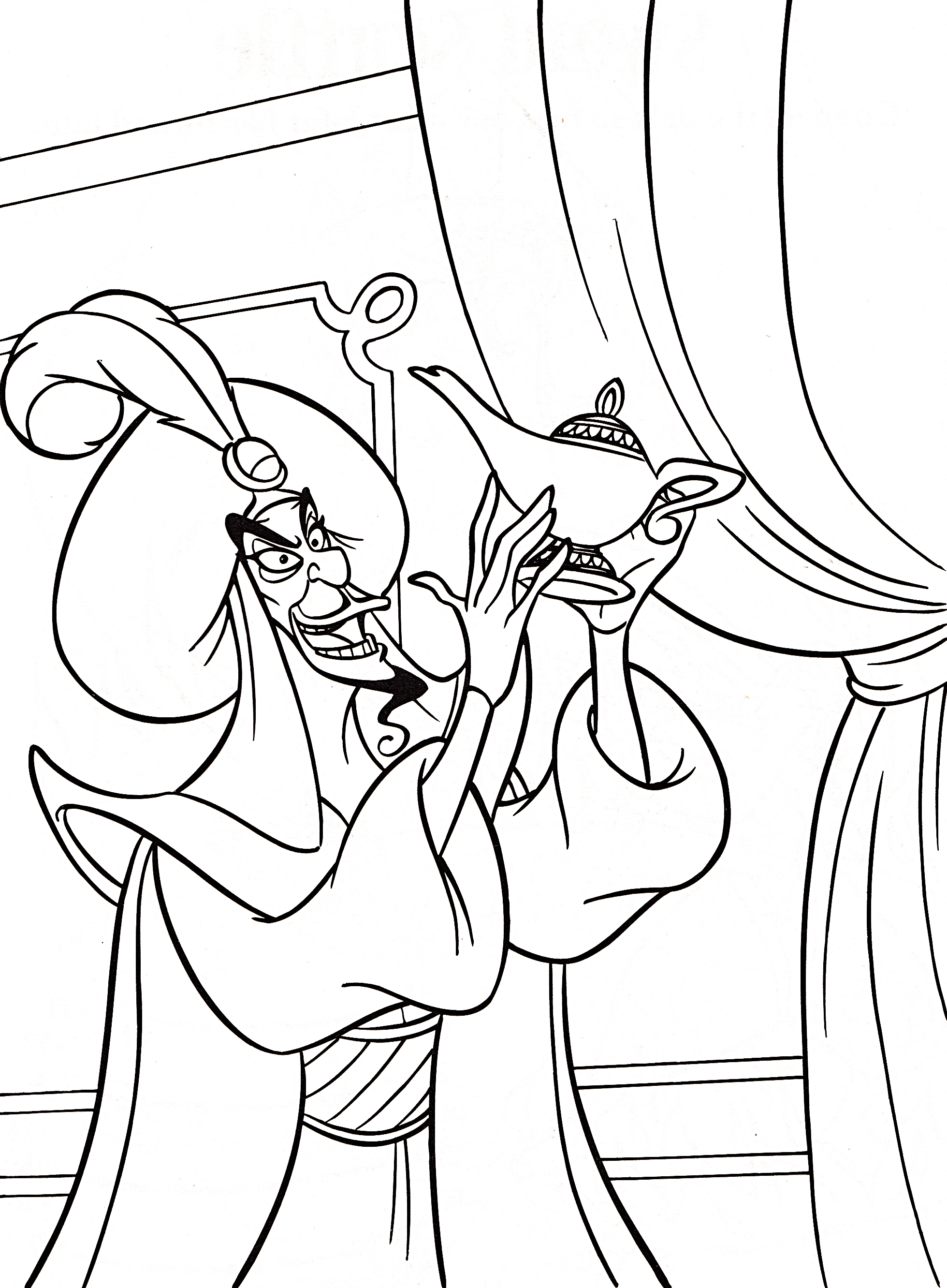 jafar coloring pages - photo #10