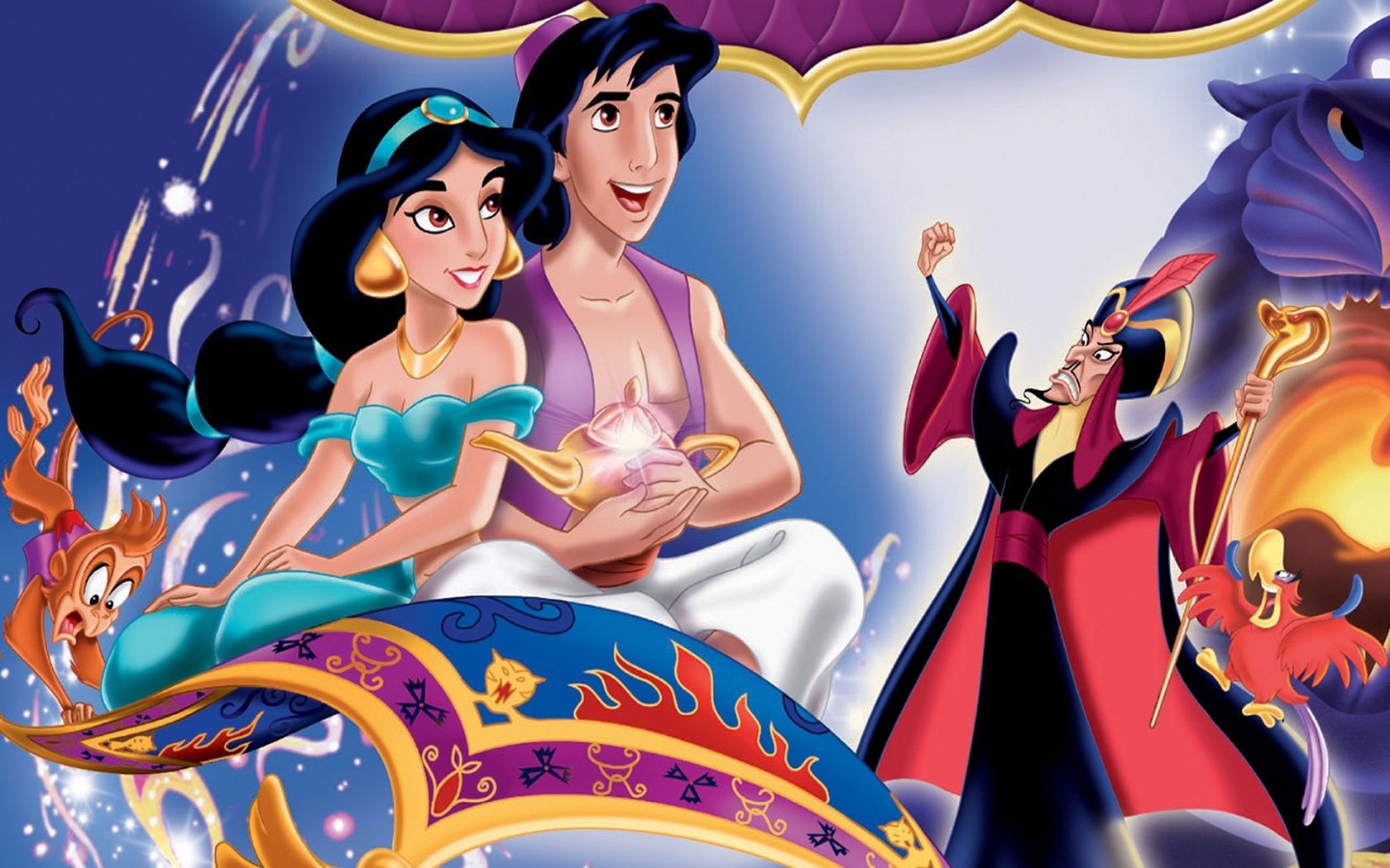 Aladdin And Jasmine  VS  ETC  Wallpaper (37282922) - Fanpop