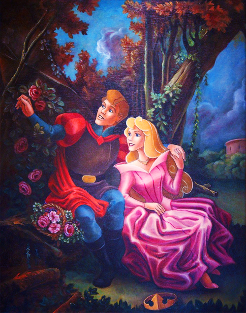 Aurora and Phillip painting. - Disney Princess Fan Art (37278688) - Fanpop