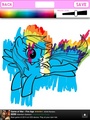 BadLy colored series: dash - my-little-pony-friendship-is-magic photo