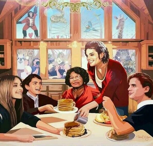 Michael Jackson images Breakfast With The Jackson Family wallpaper and