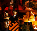 Caskett in orange and red - castle-and-beckett photo
