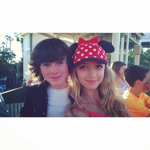  Chandler and Hana at Disneyland yesterday