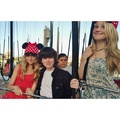 Chandler with Hana and Brooke at Disneyland  - chandler-riggs photo
