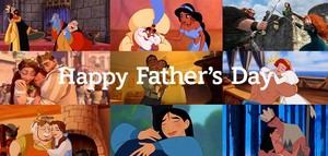  迪士尼 Princesses and their fathers