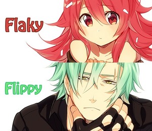  Flippy and Flaky as humans